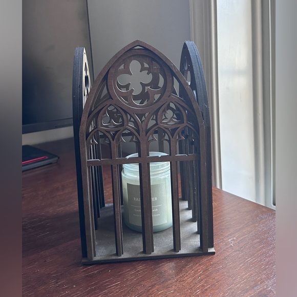 Handmade Gothic Plywood Earring Holder/Sculpture - Picture 4 of 7